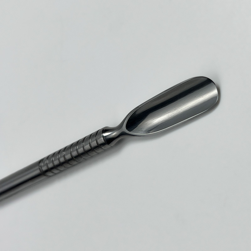 Пушер для манікюру професійний, двусторонній, прямий