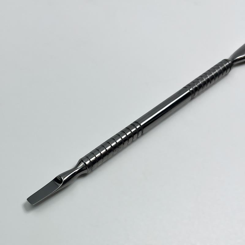 Пушер для манікюру професійний, двусторонній, прямий